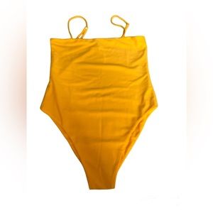Bikini Hut Mustard Yellow Swimsuit